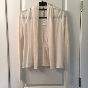 Beautiful Cream Express Cardigan - NWT